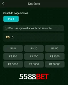 deposits 5588BET